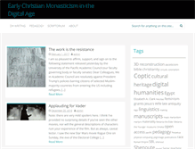 Tablet Screenshot of earlymonasticism.org